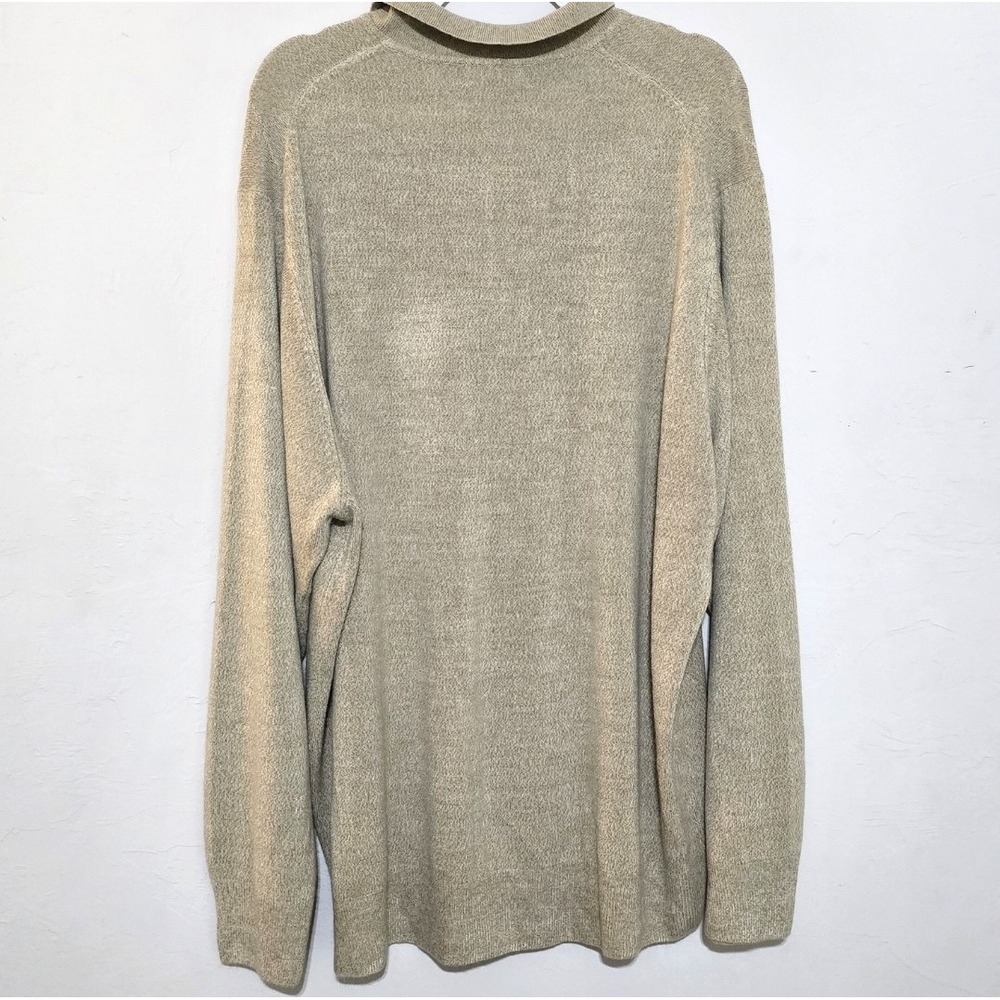 Dockers Men's Tan/Brown‎ Sweater Long Sleeve and Collar Size 3XL - Picture 4 of 4